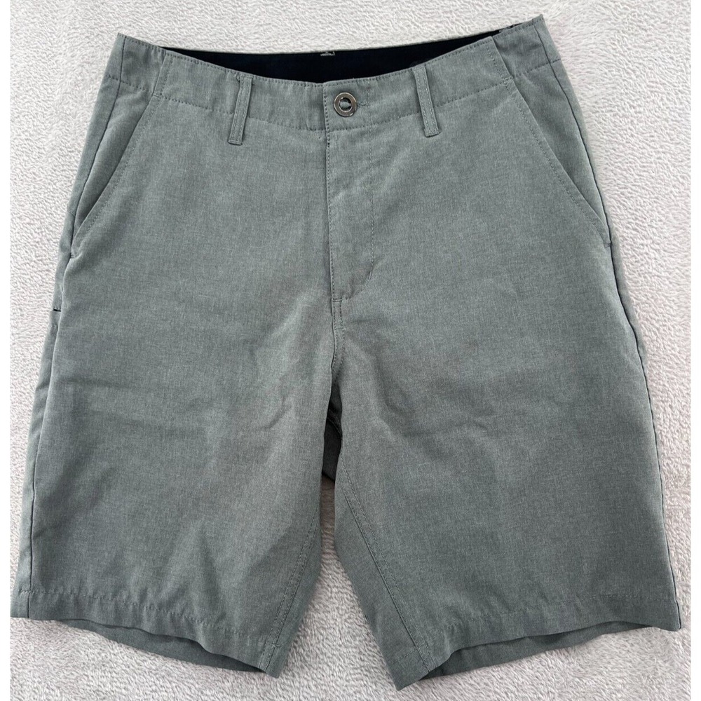 Volcom Shorts Mens Sz 30 Hybrid Walk Heathered Grey Stretch Chinos